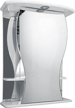 Зеркало-шкаф Misty Карина 55 L, с подсветкой