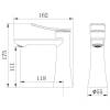 Смеситель для раковины Grossman Advans 510.K35.09.210 черный, матовый фото 5