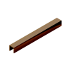 Профиль П-образный Neexy pv83-50 BT медь блестящая 270x1x1