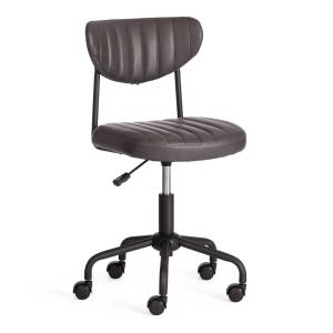 Кресло компьютерное Tetchair Slim 20200 серый, искуственная кожа