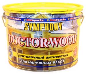 Деревозащитное средство Symphony Doctor Wood грунтовочный 9 л