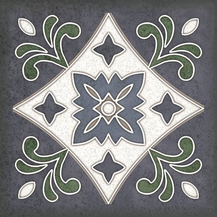 Декор Керлайф Smalto 924215 Decor 3 Blu 15x15