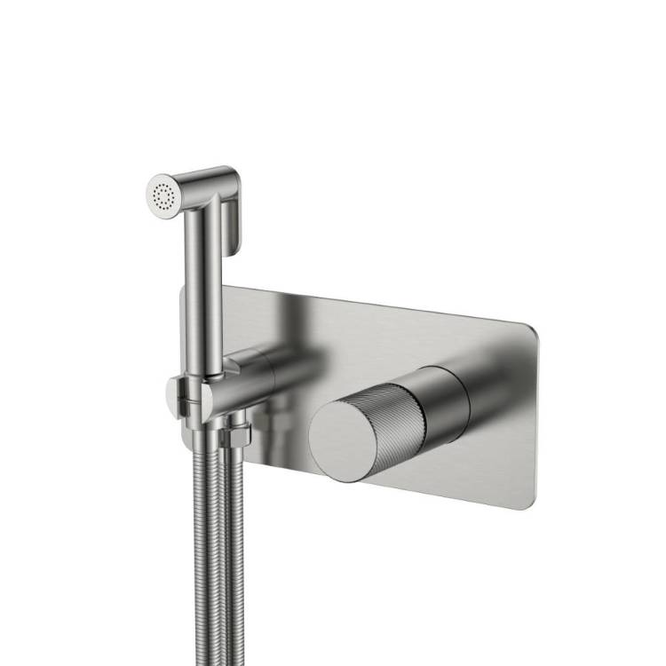 Гигиенический душ Boheme Stick 127-NB.4 Nickel Brush Spirale