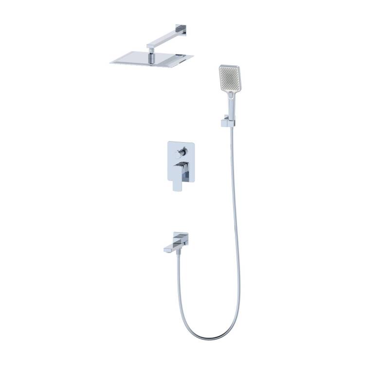 Душевой комплект Oliveeka D OL-939003-CR хром, с внутренней частью