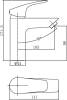 Смеситель для раковины Aquanet Static AF330-10B чёрный матовый фото 2