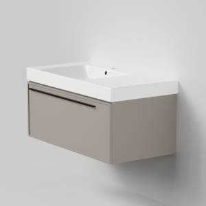 Тумба с раковиной La Fenice Elba Cappuccino NFNC-01-ELB-C-90-3-90L бежевая матовая, 90 см