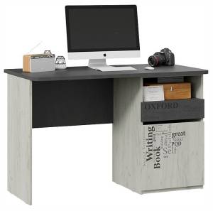 Стол письменный Трия Оксфорд-2 TRI_241324 Матера/Дуб крафт белый с рисунком