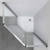 Душевой уголок Vincea Penta VSP-3P100CL 100x100, профиль хром, стекло прозрачное фото 2