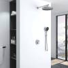 Душевой комплект Vincea Inspire VSFW-3I22MT2CH встраиваемый, термостатический, двухрежимный, хром глянцевый