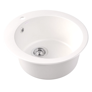 Мойка кухонная Dr.gans Гала 25.010.B0510.401 белый, 51x51