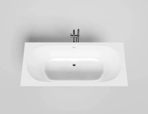 Ванна из искусственного камня Salini Ornella Axis S-Sense 180х80, матовая