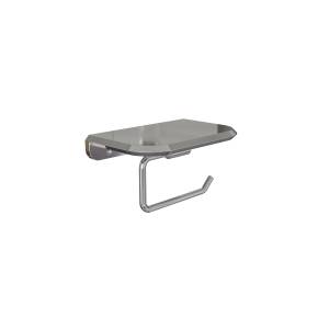 Держатель для туалетной бумаги Knotlor Космос PH103C с полкой, хром