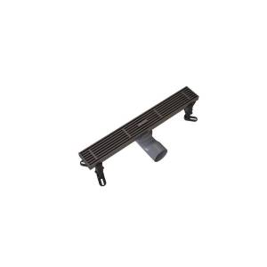 Душевой трап Knotlor Шторм SDRW0400LGM вороненая сталь, 40 см