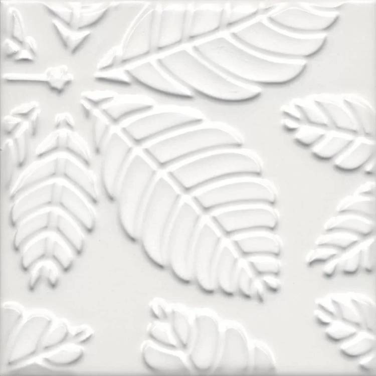 Декор Kerama Marazzi Агдаль KMD2SFB001BN 1 белый матовый структура 15x15