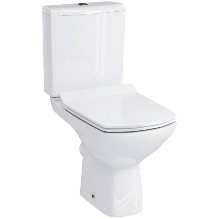 Унитаз-компакт Cersanit Carina S-KO-CAR011-3/5-COn-S-DL-w Clean On 011 3/5 DPL EO slim