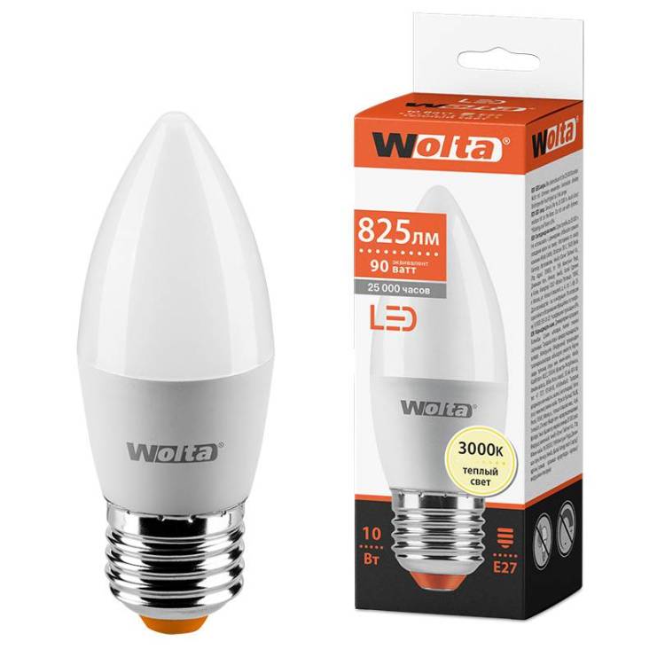 Светодиодная лампа Wolta 25YC10E27