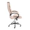 Кресло компьютерное Tetchair Oreon metalBL 25041 бежевый, велюр фото 2