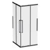 Душевой уголок AM.PM Func W84G-403-9090-BТ Square Slide 90х90, черный, прозрачное