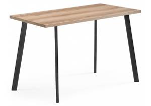 Стол Notta Тринити Лофт 489615 делано светлый, черный матовый 120x60x75