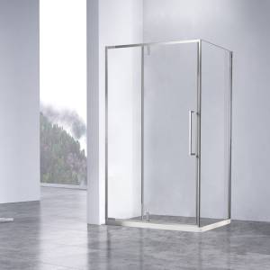 Душевой уголок Vincea Slim-N VSR-4SNP1011CL профиль хром, стекло прозрачное, 110x100x195