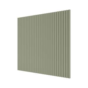 Стеновая квадратная панель МДФ Ликорн Полосы фисташка 50x50x0.8