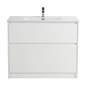 Тумба под раковину BelBagno KRAFT-1000-2C-PIA-BO Bianco Opaco, 100x83x46