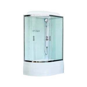 Душевая кабина Royal Bath BK RB8120BK5-WT-CH-R с высоким поддоном, с сиденьем