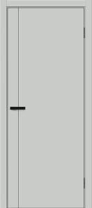 Межкомнатная дверь Bravo Браво-0.10 П полотно Grey Silk 600x2000