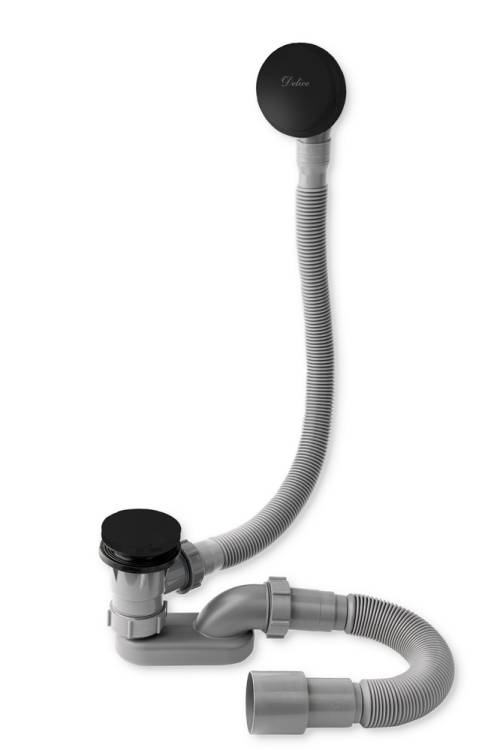 Слив-перелив Delice Elite DLR000015 черный матовый