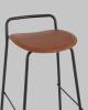 Набор из 4 барных стульев Stool Group Mantis 9083T brown X4 коричневый, экокожа фото 10