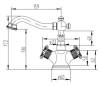 Смеситель для раковины Zorg Antic A 7009U-SL фото 2