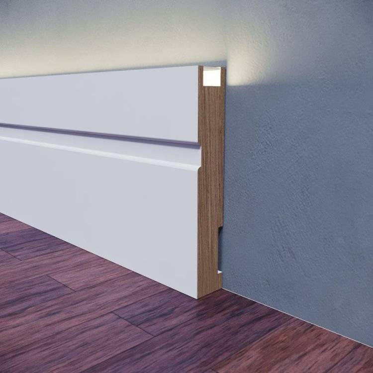 Плинтус Evrowood PN 102 led 200x1.6x10