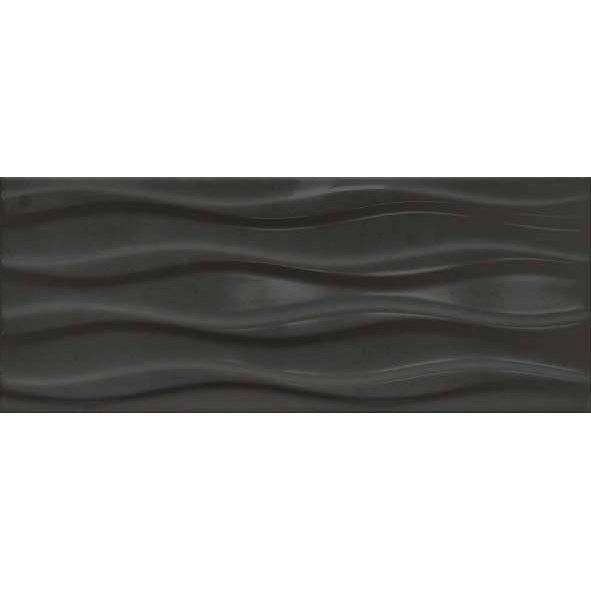 Керамическая плитка Керамин Элегия 1Т Черный 20x50