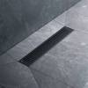 Душевой лоток Am.Pm MasterFlow W01SC-P11-040-01BM универсальный затвор Cut Gradient 40см, черный матовый