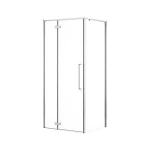Душевой уголок Royal Bath Bern BERN-V RB9100-T-CH профиль хром, стекло прозрачное, 100x90x195