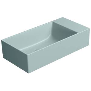 Раковина GSI Kube X 9486015 50 см, голубая матовая