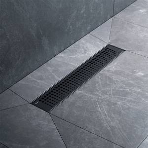 Душевой лоток Am.Pm MasterFlow W01SC-P11-040-01BM универсальный затвор Cut Gradient 40см, черный матовый