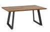 Стол Дик DikLine ZL140 00-00067428 дуб галифакс, черный, опоры черные 140(180)x80x76