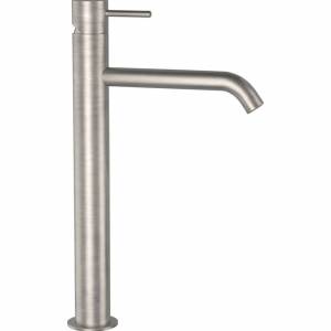 Смеситель для раковины Remer X Style Inox SSX10LXLB click-clack с донным клапаном