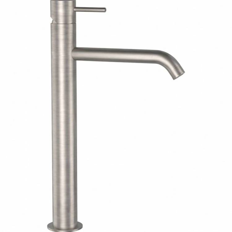 Смеситель для раковины Remer X Style Inox SSX10LXLB click-clack с донным клапаном