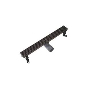 Душевой трап Knotlor Шторм SDRW0500LGM вороненая сталь, 50 см