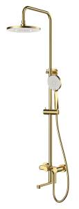 Душевая стойка Esko Sochi ST260SCGold со смесителем, золото