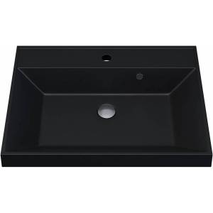 Раковина Uperwood Classic Quartz 291030002 60 см, уголь, черная матовая