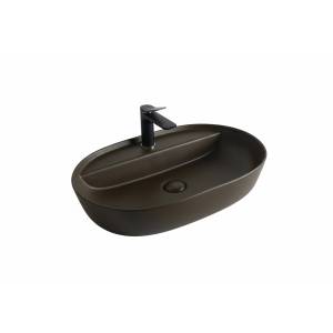 Раковина Gid Lago 53342 Br1346 60 см, коричневая матовая