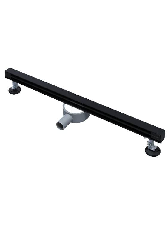 Душевой трап AltroBagno Траве (Trave) 071220 MB черный матовый, 80 см