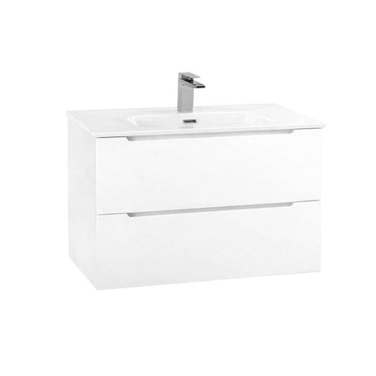 Тумба с раковиной BelBagno Etna 39 80 bianco lucido