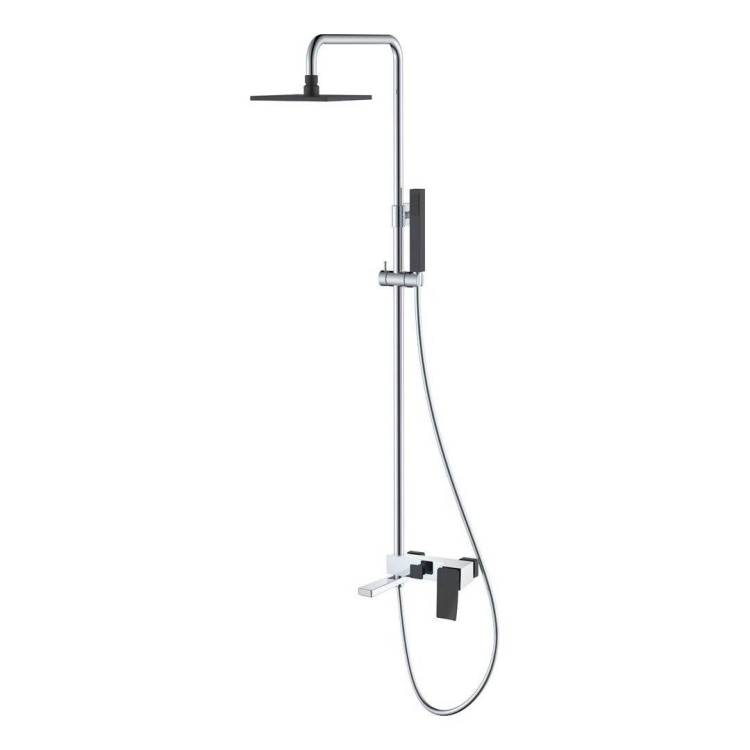 Душевая стойка Boheme Q 148-CRB.2 ChromeBlack.2