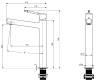 Смеситель для раковины Vincea Feerie (Феерие) VBF-5FE2MB черный фото 3