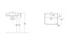 Тумба под раковину Belbagno Neon NEON-500-2C-SO-RS 47.2x34.6x55 Rovere Scuro подвесная с двумя выкатными ящиками, с доводчиками фото 6
