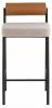 Стул барный Stool Group Балла FDC9939 sDC6095-4+b270-28 бежевый, коричневая экокожа фото 2